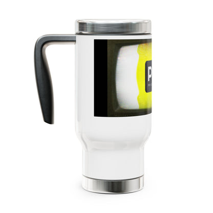 Stainless Steel Travel Mug with Handle, 14oz